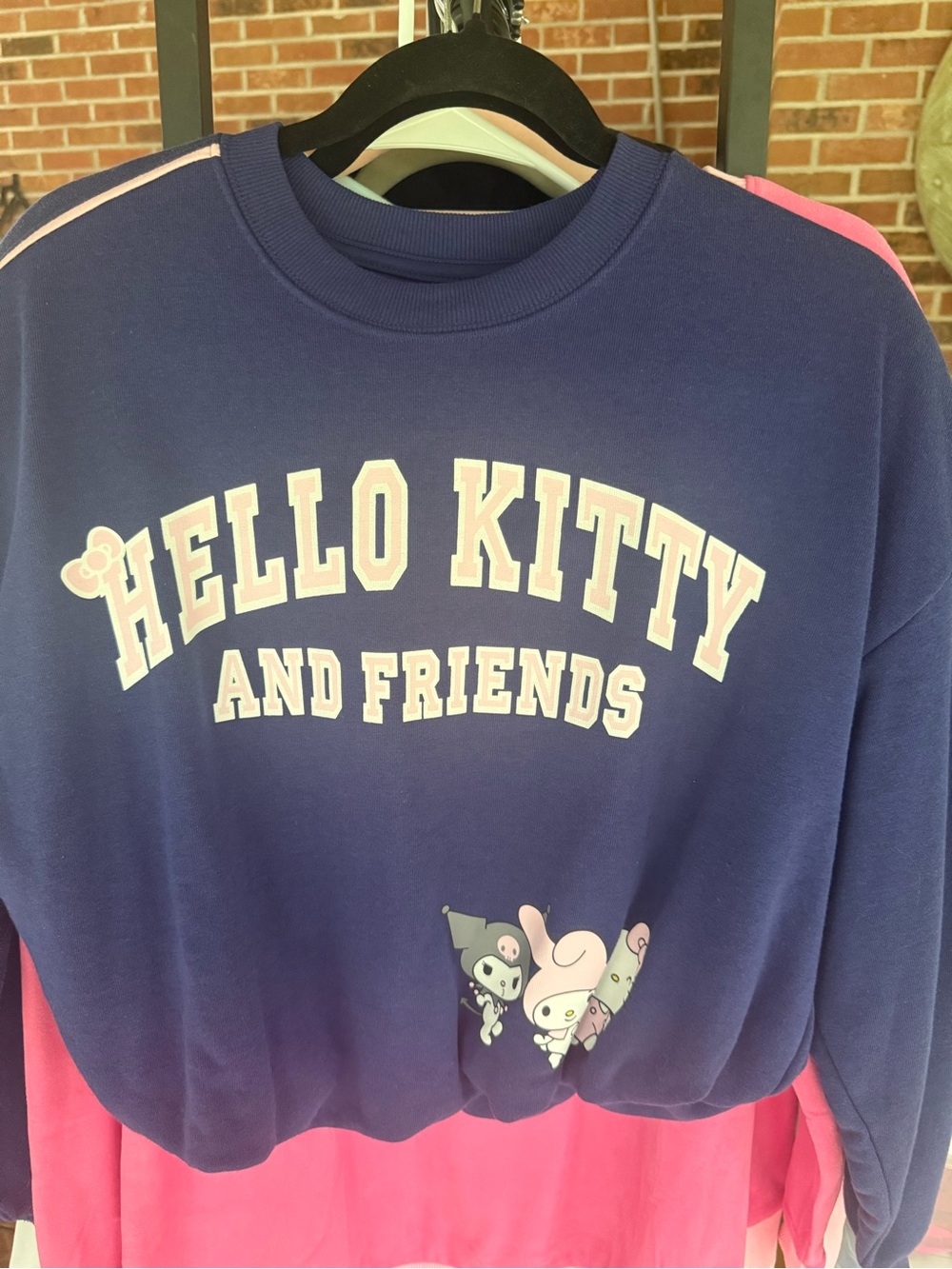 Sanrio Hello Kitty and Friends graphic cropped sweatshi Junior